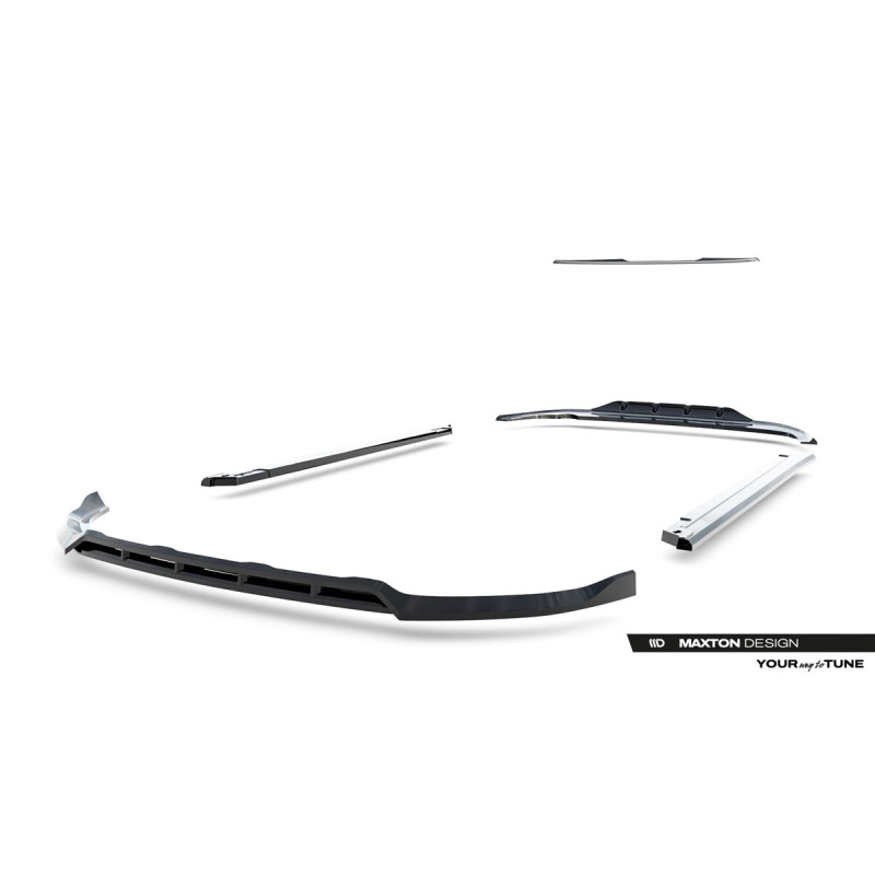 Kit carrosserie Maxton Design Kia Sportage GT-Line Mk5 (2021-2025) : lame avant, bas de caisse, lame arrière, becquet
