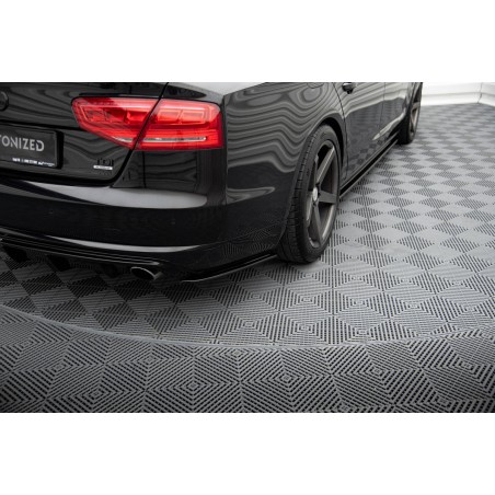 Kit carrosserie Maxton Design Audi A8 D4 (2009-2013) : lame avant, bas de caisse, lames arrière, becquet