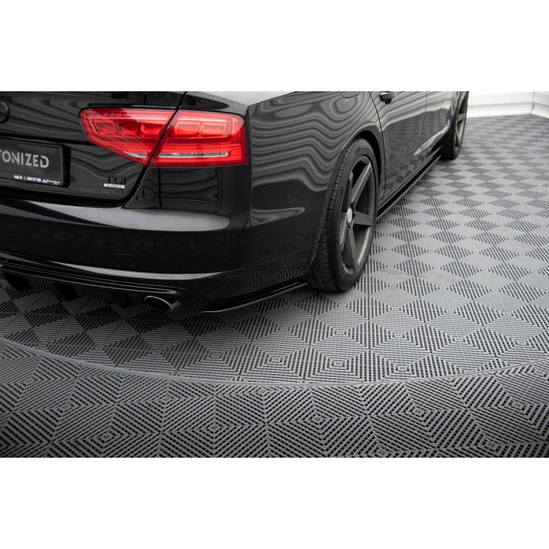 Kit carrosserie Maxton Design Audi A8 D4 (2009-2013) : lame avant, bas de caisse, lames arrière, becquet