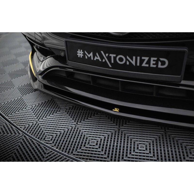 Kit carrosserie Maxton Design Mercedes-AMG CLA 45 Aero C117 restylée (2017-2019) : lame avant, bas de caisse, lame arrière