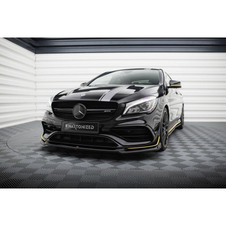 Kit carrosserie Maxton Design Mercedes-AMG CLA 45 Aero C117 restylée (2017-2019) : lame avant, bas de caisse, lame arrière