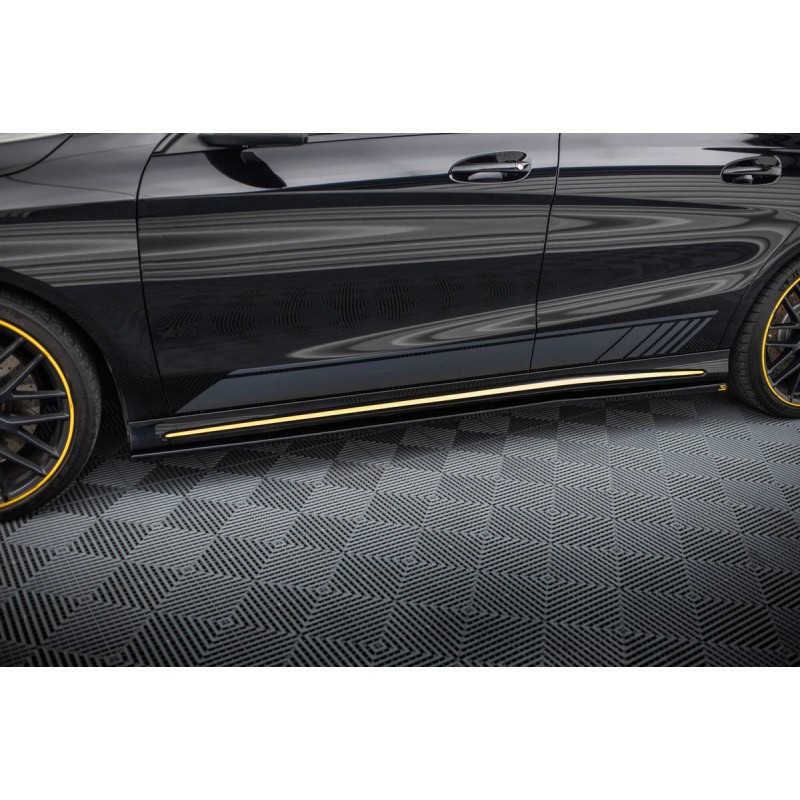 Kit carrosserie Maxton Design Mercedes-AMG CLA 45 Aero C117 restylée (2017-2019) : lame avant, bas de caisse, lame arrière