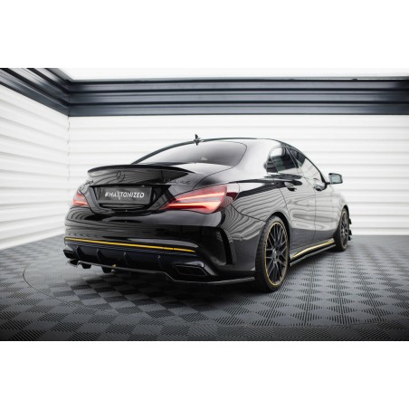 Kit carrosserie Maxton Design Mercedes-AMG CLA 45 Aero C117 restylée (2017-2019) : lame avant, bas de caisse, lame arrière