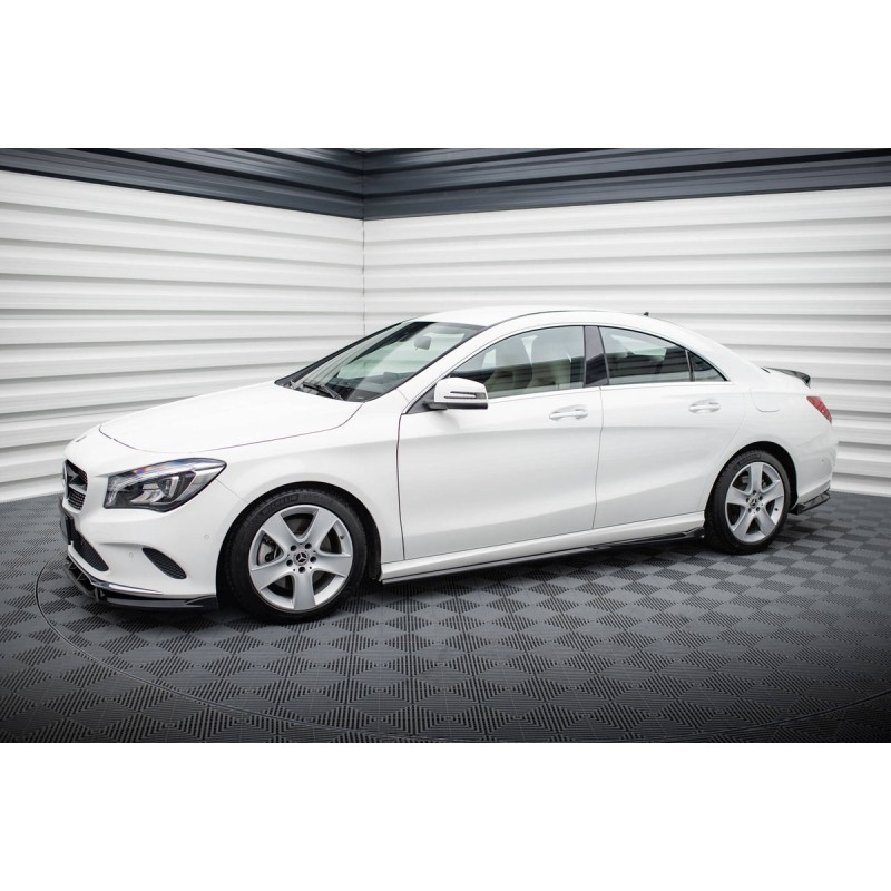 Kit carrosserie Maxton Design Mercedes-Benz CLA C117 restylée (2017-2019) : lame avant, bas de caisse, lame arrière, becquet