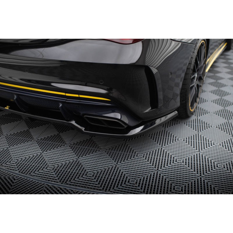 Kit carrosserie Maxton Design Mercedes-AMG CLA 45 Aero C117 restylée (2017-2019) : lame avant, bas de caisse, lame arrière