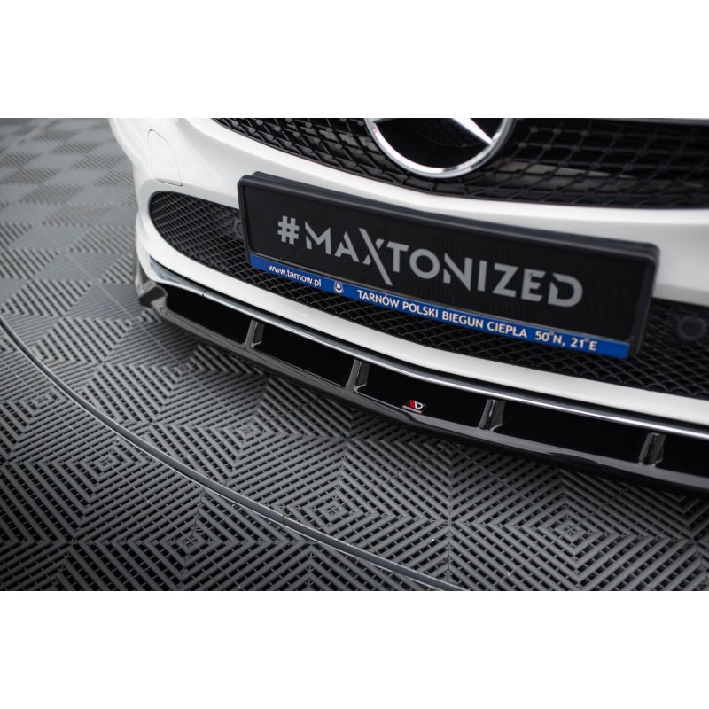 Kit carrosserie Maxton Design Mercedes-Benz CLA C117 restylée (2017-2019) : lame avant, bas de caisse, lame arrière, becquet