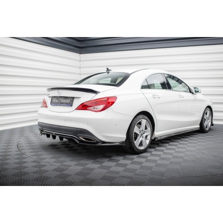 Kit carrosserie Maxton Design Mercedes-Benz CLA C117 restylée (2017-2019) : lame avant, bas de caisse, lame arrière, becquet