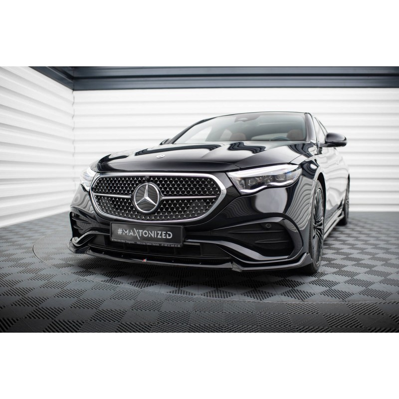 Kit carrosserie Maxton Design Mercedes-Benz Classe E AMG-Line W214 (2023+) : lame avant, bas de caisse, lame arrière, becquet