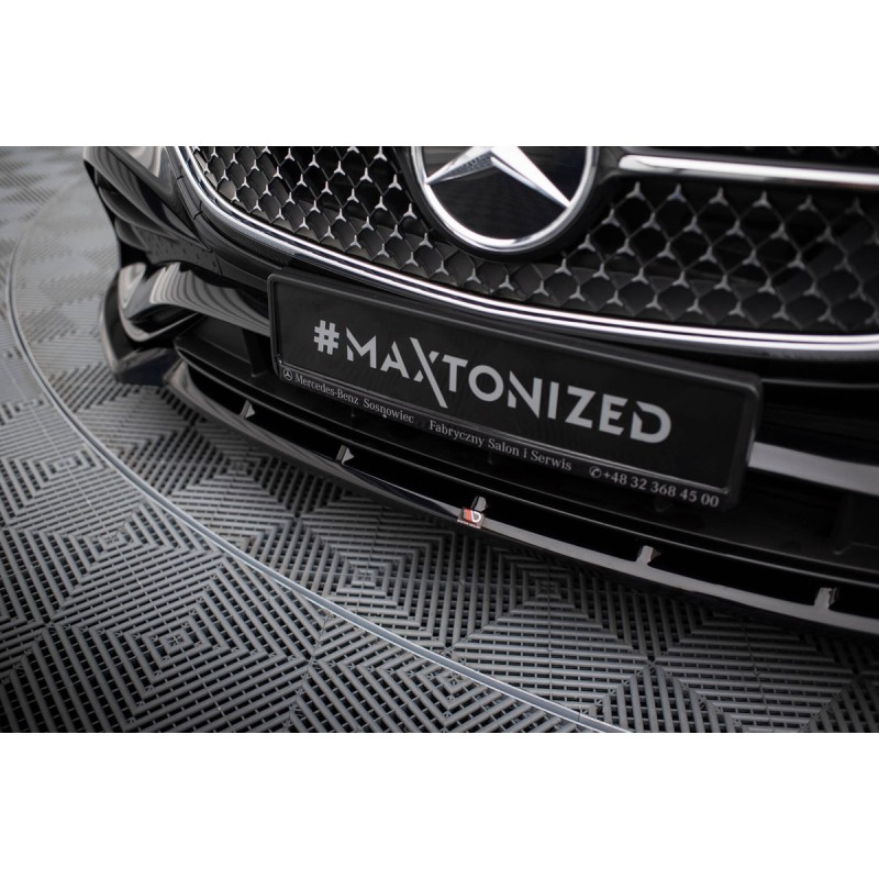 Kit carrosserie Maxton Design Mercedes-Benz Classe E AMG-Line W214 (2023+) : lame avant, bas de caisse, lame arrière, becquet