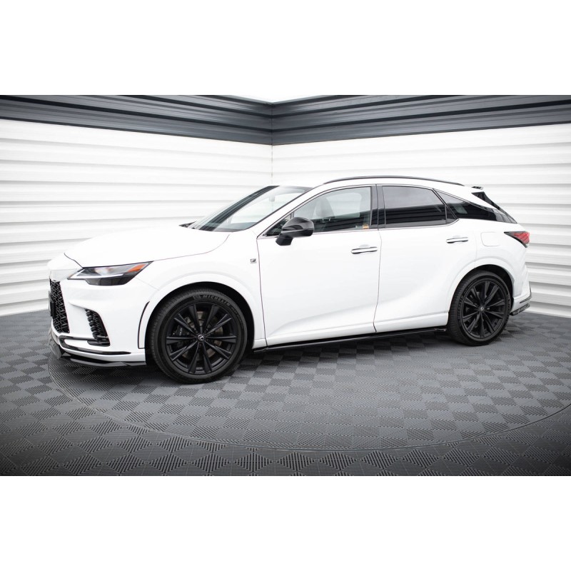 Kit carrosserie Maxton Design Lexus RX F-Sport Mk5 (2022+) : lame avant, bas de caisse, lame arrière, becquet