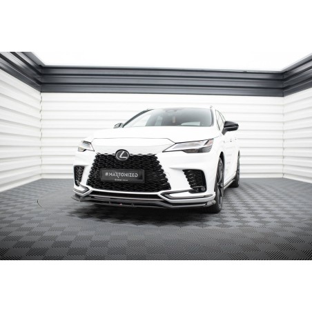 Kit carrosserie Maxton Design Lexus RX F-Sport Mk5 (2022+) : lame avant, bas de caisse, lame arrière, becquet