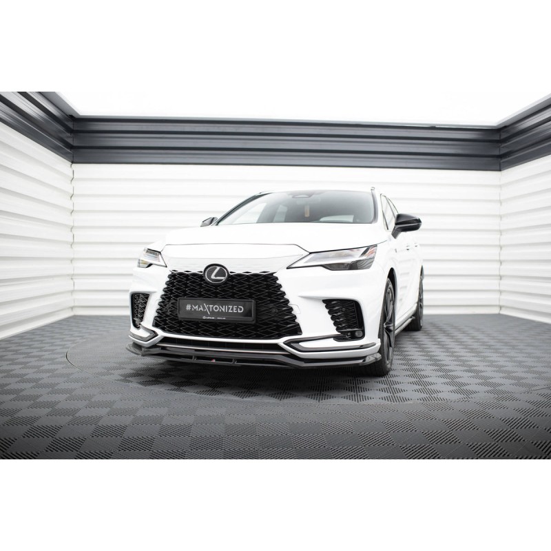 Kit carrosserie Maxton Design Lexus RX F-Sport Mk5 (2022+) : lame avant, bas de caisse, lame arrière, becquet