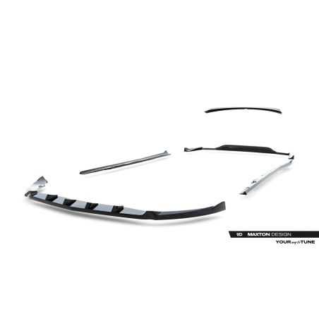 Kit carrosserie Maxton Design Mercedes-Benz CLA C117 restylée (2017-2019) : lame avant, bas de caisse, lame arrière, becquet