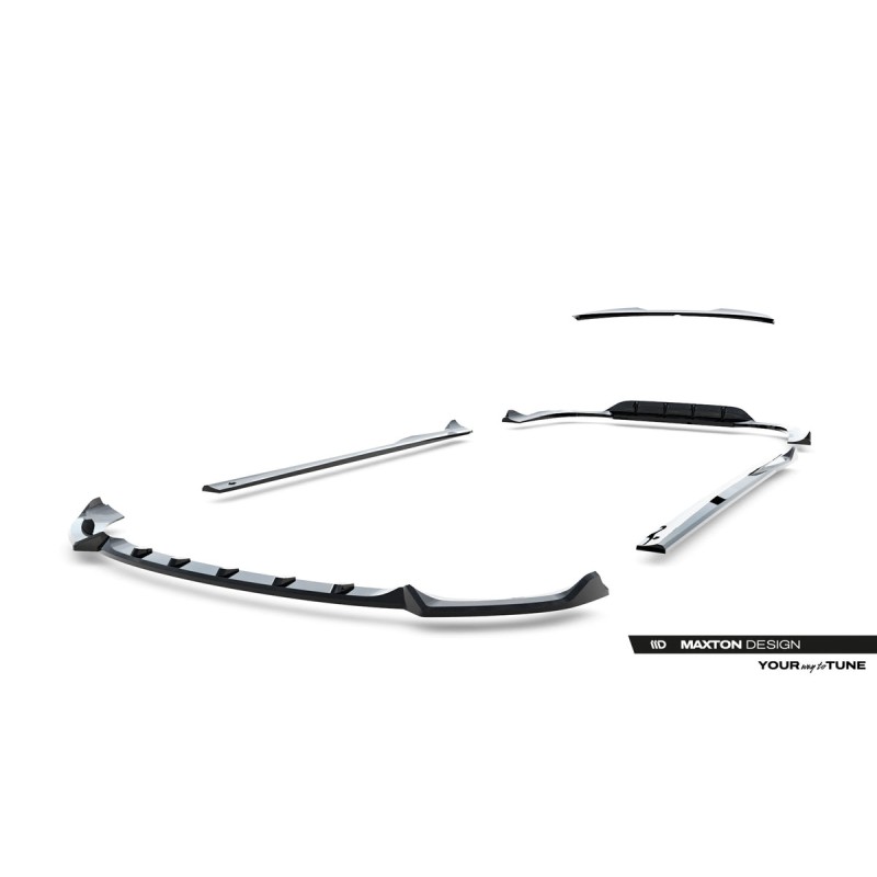 Kit carrosserie Maxton Design Mercedes-Benz Classe E AMG-Line W214 (2023+) : lame avant, bas de caisse, lame arrière, becquet