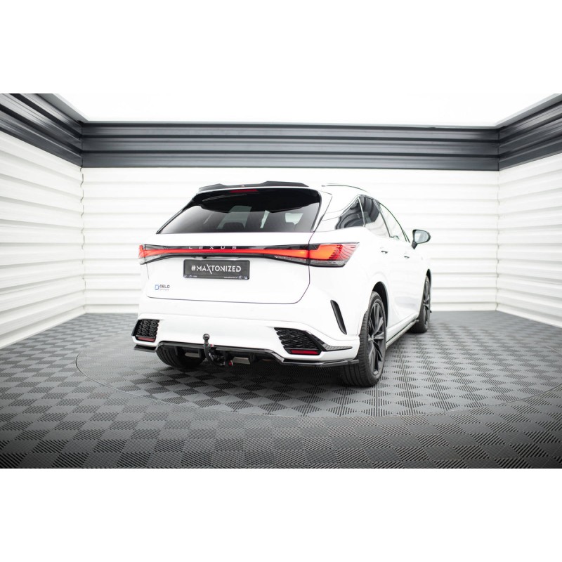 Kit carrosserie Maxton Design Lexus RX F-Sport Mk5 (2022+) : lame avant, bas de caisse, lame arrière, becquet