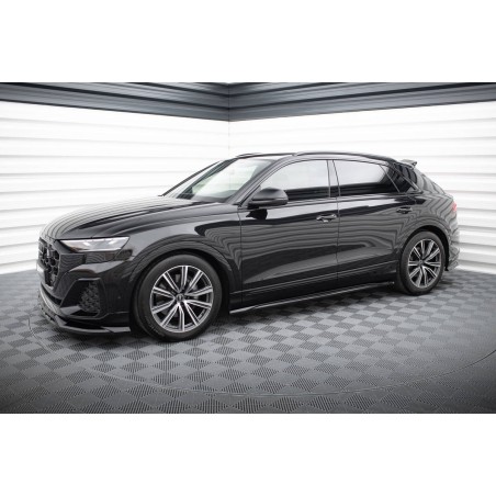 Kit carrosserie Maxton Design Audi SQ8 / Q8 S-Line Mk1 restylée (2023+) : lame avant, bas de caisse, lame arrière