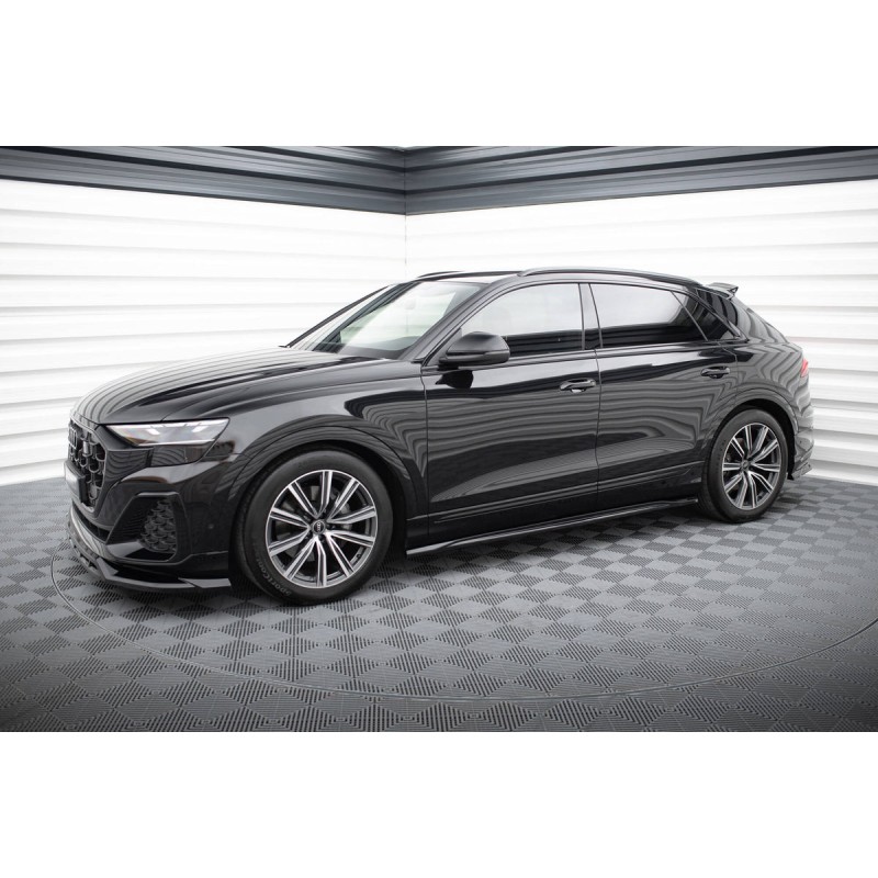 Kit carrosserie Maxton Design Audi SQ8 / Q8 S-Line Mk1 restylée (2023+) : lame avant, bas de caisse, lame arrière