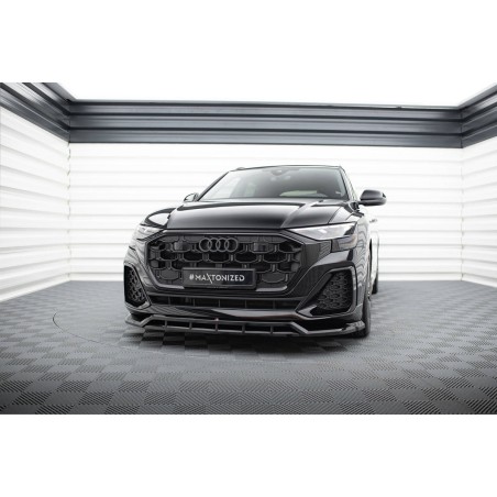 Kit carrosserie Maxton Design Audi SQ8 / Q8 S-Line Mk1 restylée (2023+) : lame avant, bas de caisse, lame arrière