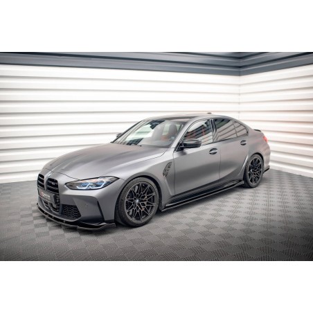 Kit carrosserie Maxton Design BMW M3 Berline G80 (2021+) : lame avant, bas de caisse, lames arrière, becquet