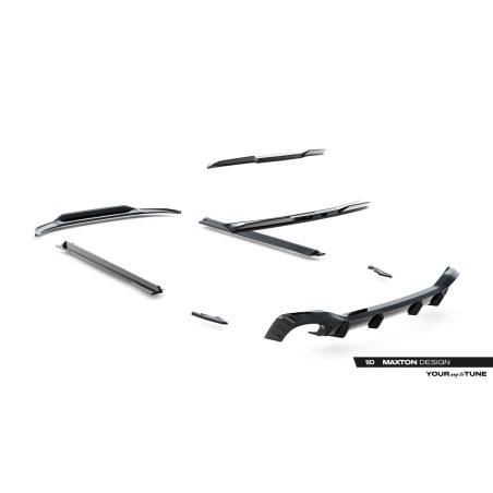 Kit carrosserie Maxton Design Audi RSQ8 Mk1 (2023+) : lame avant, bas de caisse, diffuseur arrière, lames arrière, becquet