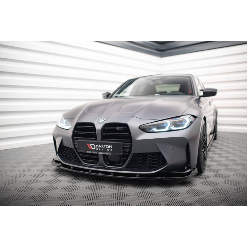 Kit carrosserie Maxton Design BMW M3 Berline G80 (2021+) : lame avant, bas de caisse, lames arrière, becquet