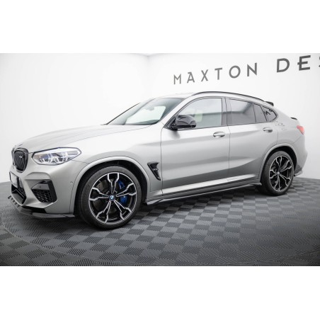 Kit carrosserie Maxton Design BMW X4 M F98 (2019-2021) : lame avant, bas de caisse, lame arrière, becquet