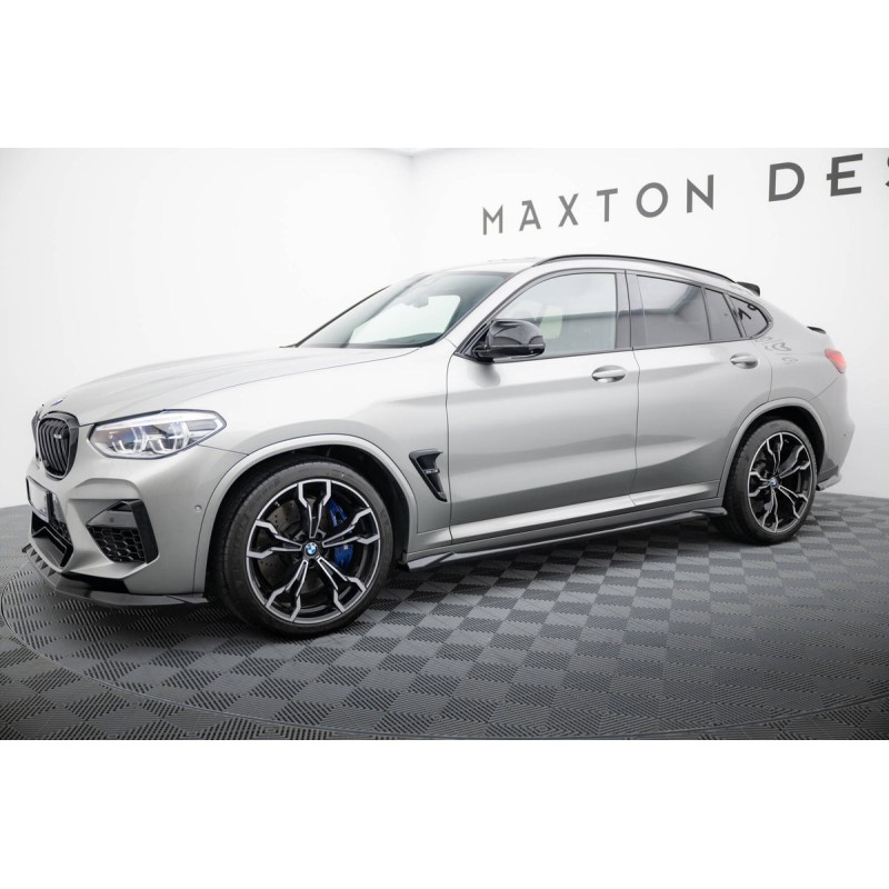 Kit carrosserie Maxton Design BMW X4 M F98 (2019-2021) : lame avant, bas de caisse, lame arrière, becquet