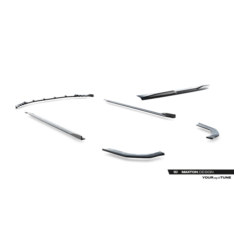 Kit carrosserie Maxton Design BMW M3 Berline G80 (2021+) : lame avant, bas de caisse, lames arrière, becquet