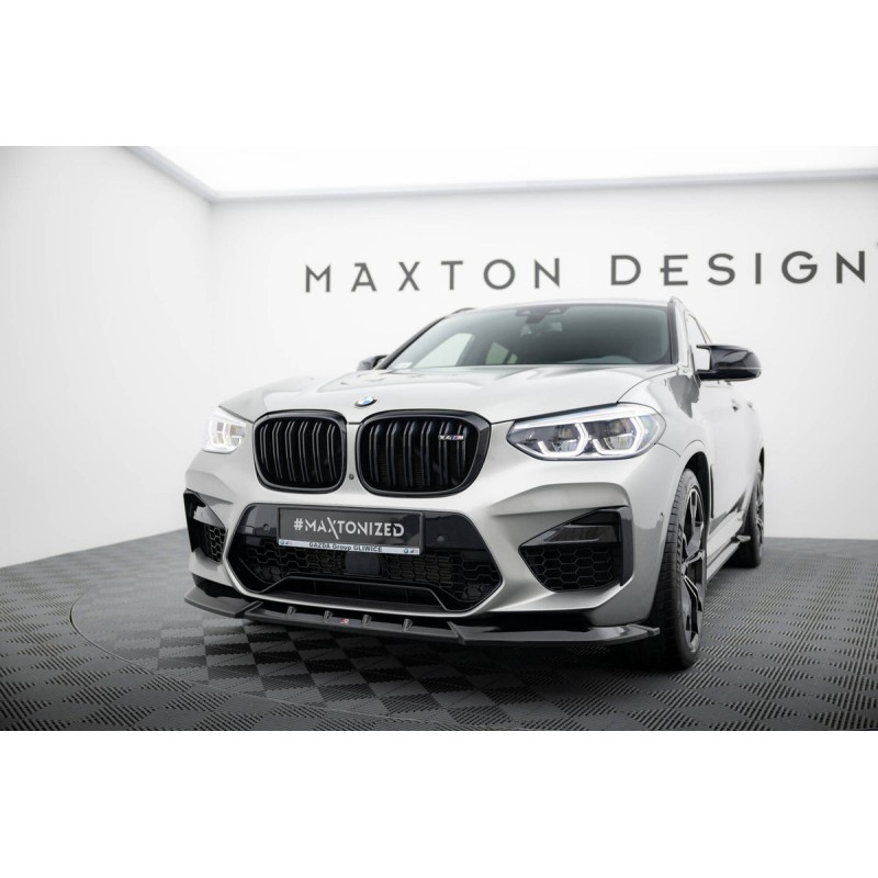 Kit carrosserie Maxton Design BMW X4 M F98 (2019-2021) : lame avant, bas de caisse, lame arrière, becquet