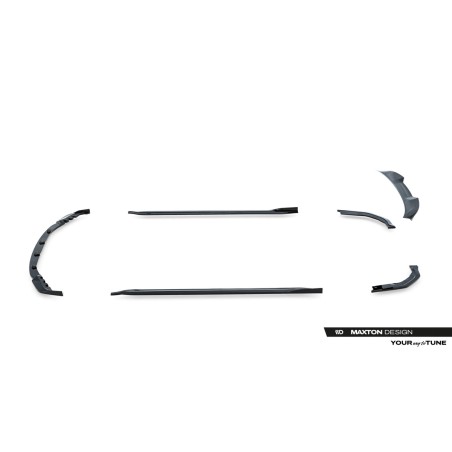 Kit carrosserie Maxton Design BMW M3 Berline G80 (2021+) : lame avant, bas de caisse, lames arrière, becquet