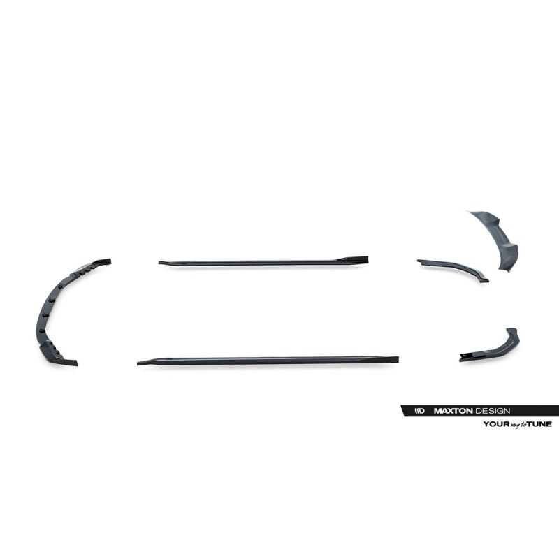 Kit carrosserie Maxton Design BMW M3 Berline G80 (2021+) : lame avant, bas de caisse, lames arrière, becquet