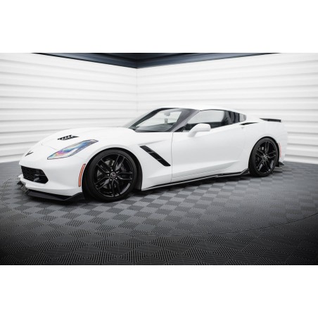 Kit carrosserie Maxton Design Chevrolet Corvette Stingray C7 (2013-2019) : lame avant, bas de caisse, lame arrière