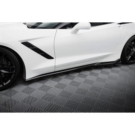 Kit carrosserie Maxton Design Chevrolet Corvette Stingray C7 (2013-2019) : lame avant, bas de caisse, lame arrière