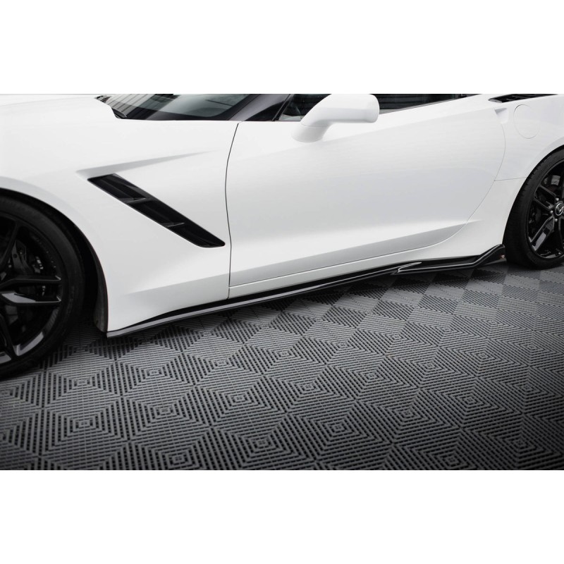 Kit carrosserie Maxton Design Chevrolet Corvette Stingray C7 (2013-2019) : lame avant, bas de caisse, lame arrière