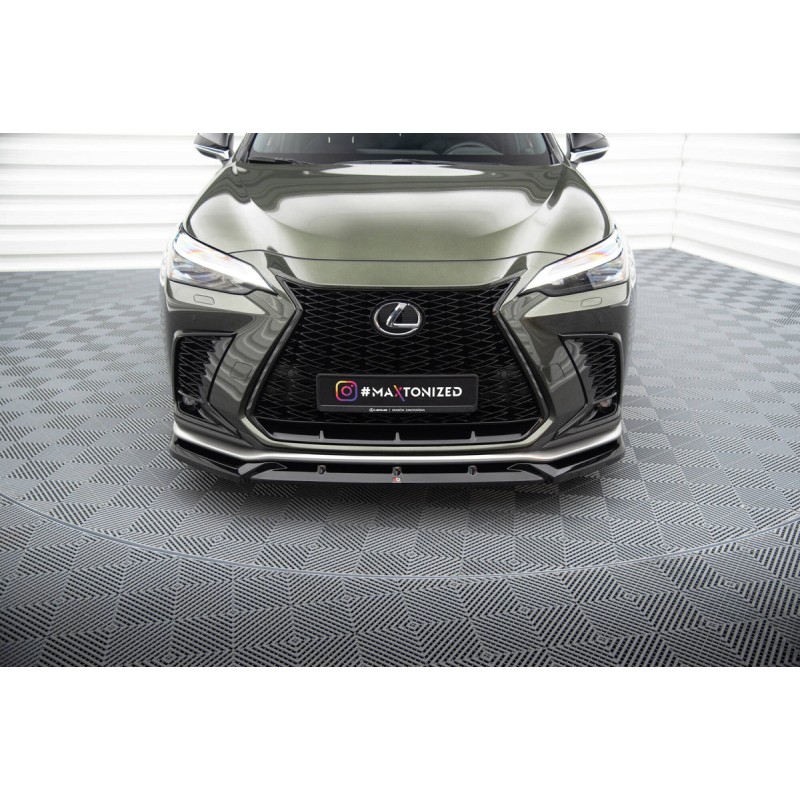Kit carrosserie Maxton Design Lexus NX F-Sport Mk2 (2021+) : lame avant, bas de caisse, lame arrière, becquet