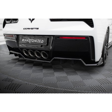 Kit carrosserie Maxton Design Chevrolet Corvette Stingray C7 (2013-2019) : lame avant, bas de caisse, lame arrière