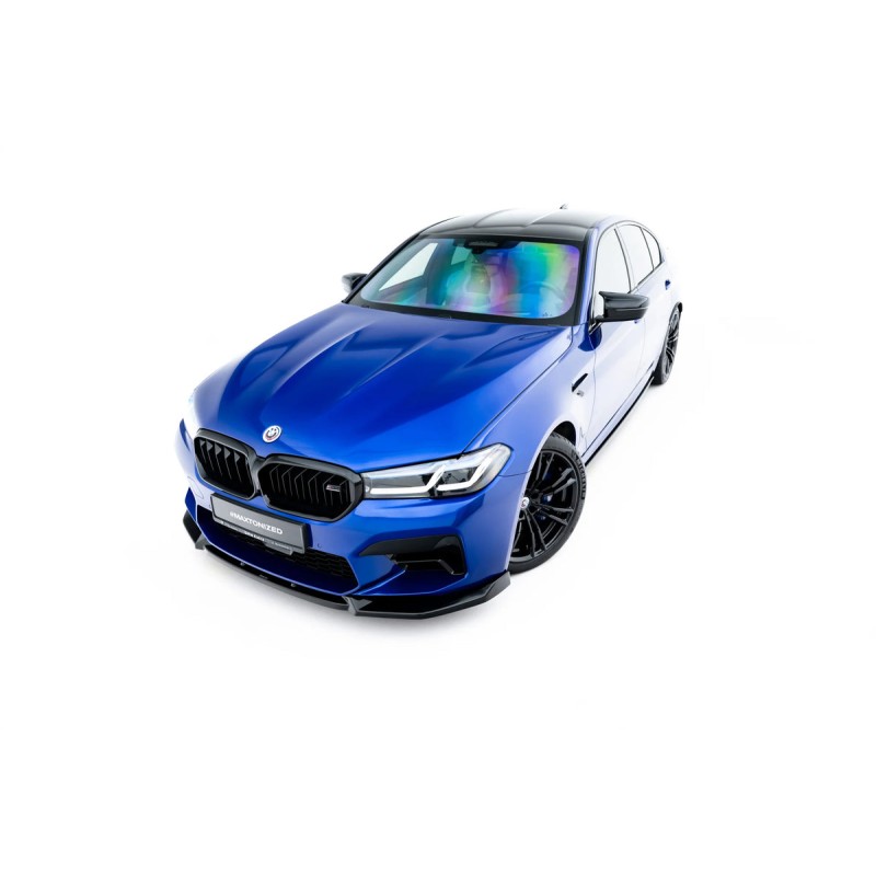 Kit carrosserie Maxton Design BMW M5 F90 restylée (2020-2024) : lame avant, bas de caisse, lame arrière, lames arrière