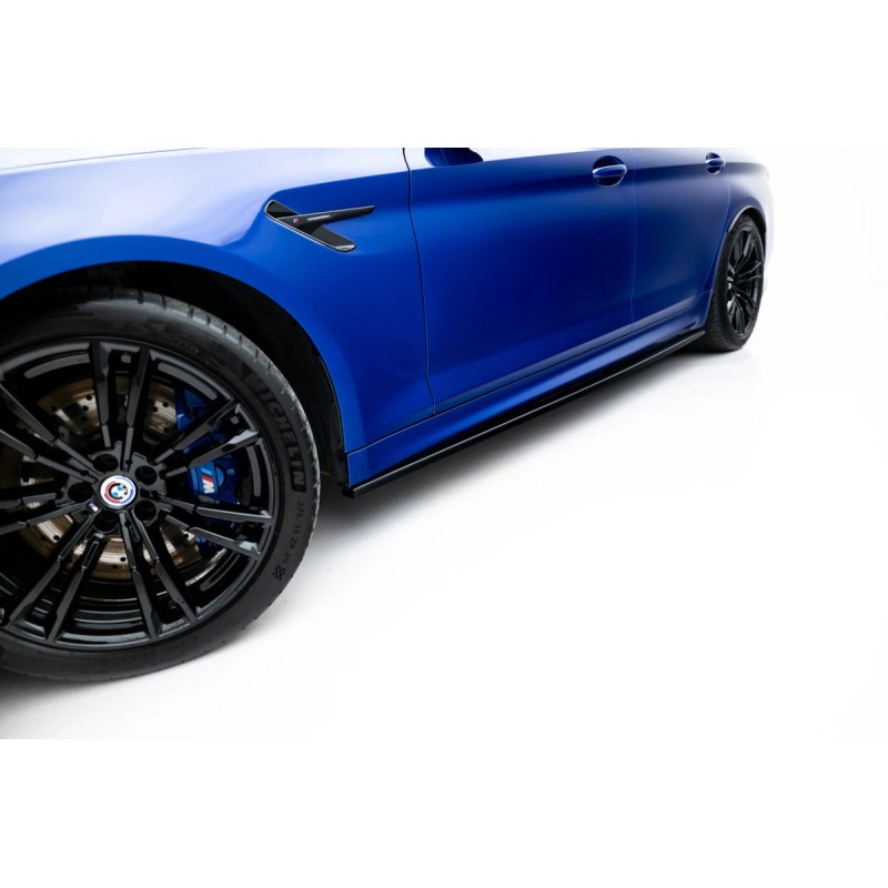 Kit carrosserie Maxton Design BMW M5 F90 restylée (2020-2024) : lame avant, bas de caisse, lame arrière, lames arrière