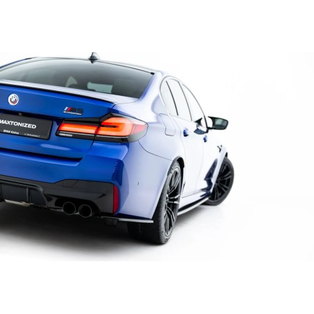 Kit carrosserie Maxton Design BMW M5 F90 restylée (2020-2024) : lame avant, bas de caisse, lame arrière, lames arrière