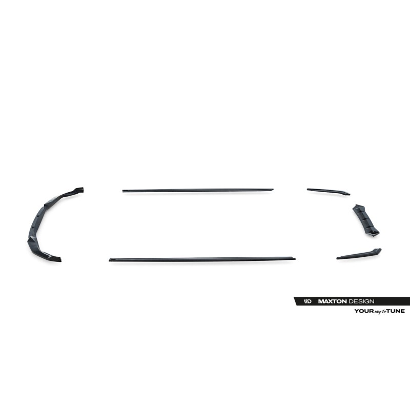 Kit carrosserie Maxton Design BMW M5 F90 restylée (2020-2024) : lame avant, bas de caisse, lame arrière, lames arrière