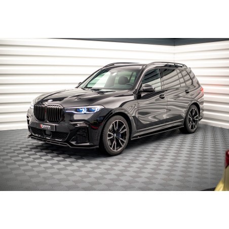 Kit carrosserie Maxton Design BMW X7 M-Pack G07 (2018-2022) : lame avant, bas de caisse, lame arrière, becquet