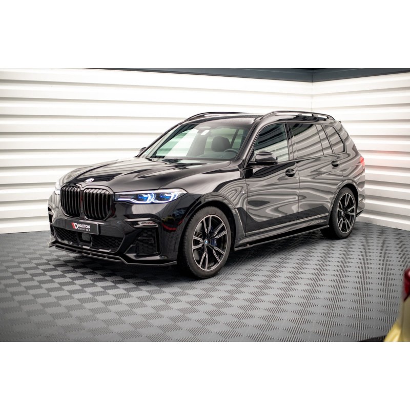Kit carrosserie Maxton Design BMW X7 M-Pack G07 (2018-2022) : lame avant, bas de caisse, lame arrière, becquet