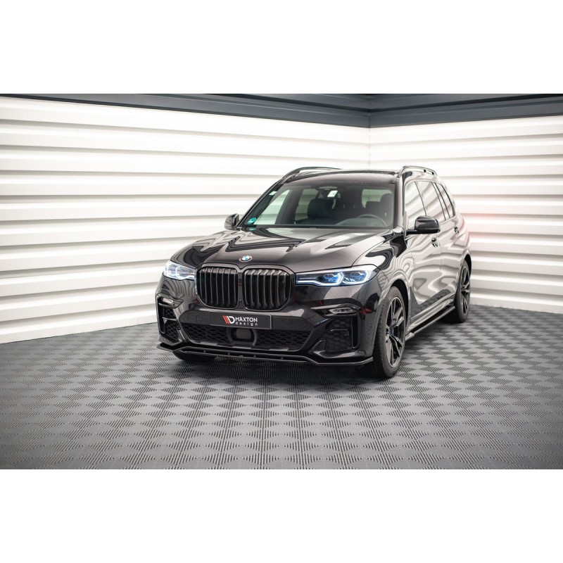 Kit carrosserie Maxton Design BMW X7 M-Pack G07 (2018-2022) : lame avant, bas de caisse, lame arrière, becquet