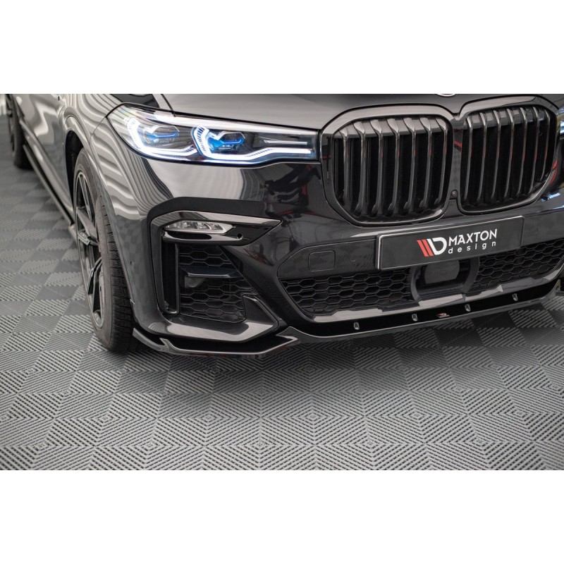 Kit carrosserie Maxton Design BMW X7 M-Pack G07 (2018-2022) : lame avant, bas de caisse, lame arrière, becquet