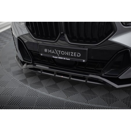 Kit carrosserie Maxton Design BMW X6 M-Pack G06 restylée (2023+) : lame avant, bas de caisse, lame arrière, becquet