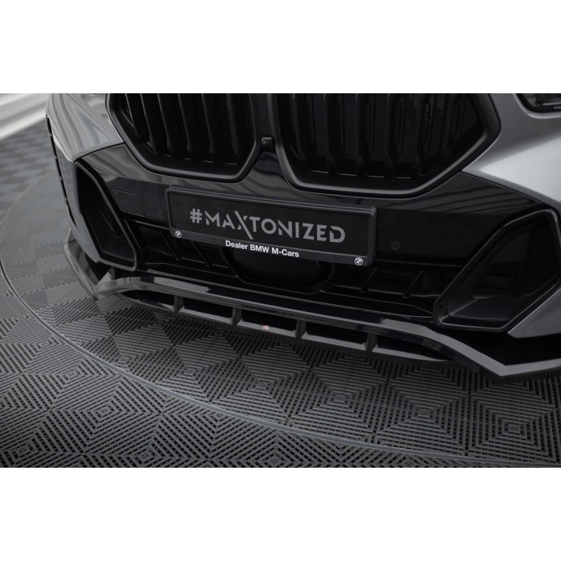 Kit carrosserie Maxton Design BMW X6 M-Pack G06 restylée (2023+) : lame avant, bas de caisse, lame arrière, becquet