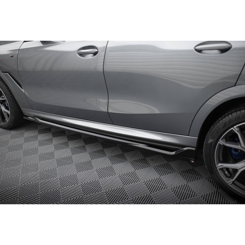 Kit carrosserie Maxton Design BMW X6 M-Pack G06 restylée (2023+) : lame avant, bas de caisse, lame arrière, becquet