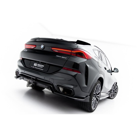 Kit carrosserie Maxton Design BMW X6 M-Pack G06 restylée (2023+) : lame avant, bas de caisse, lame arrière, becquet
