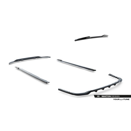 Kit carrosserie Maxton Design BMW X7 M-Pack G07 (2018-2022) : lame avant, bas de caisse, lame arrière, becquet