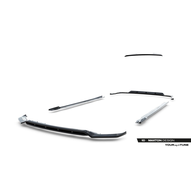 Kit carrosserie Maxton Design BMW X7 M-Pack G07 (2018-2022) : lame avant, bas de caisse, lame arrière, becquet